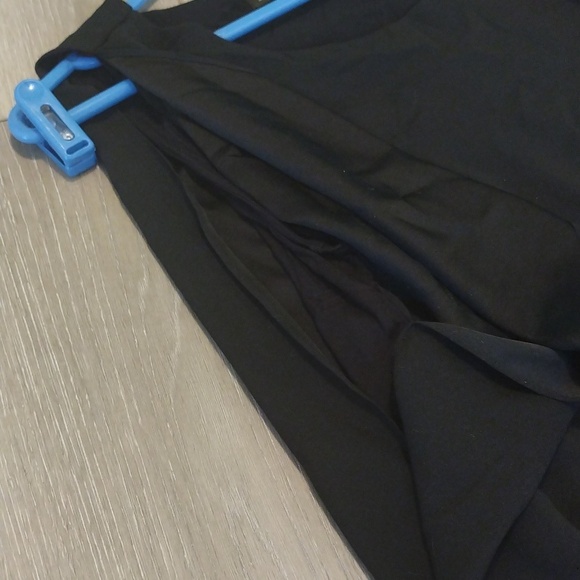 Saks Fifth Avenue Black Draped Blouse - Picture 5 of 9